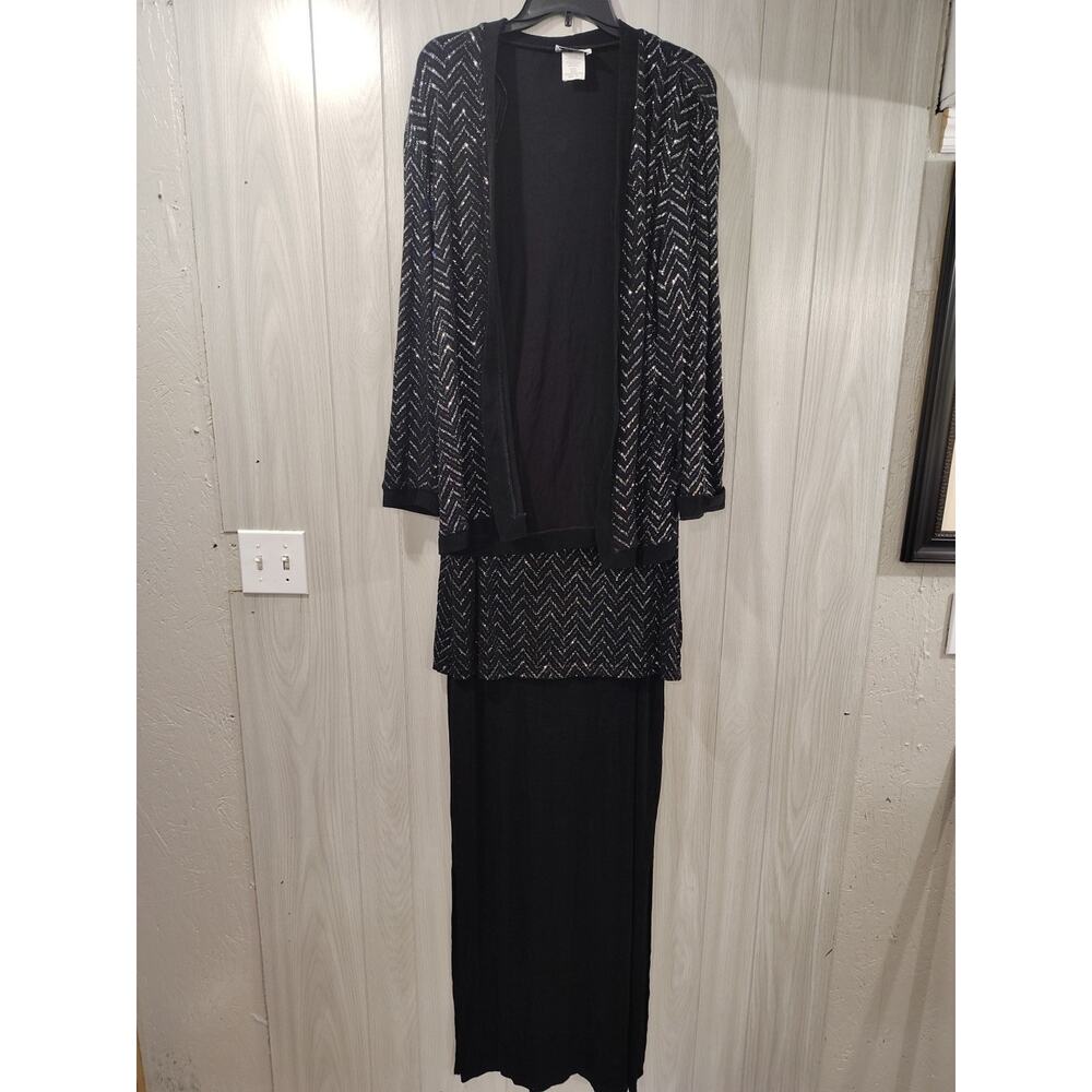 Jeffrey And Dara By Tom Barra Evening Dress With Jacket Size 16 Formal Event